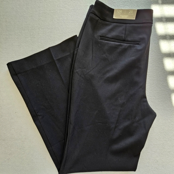 NWT!!! Chicos So Slimming Trousers Dress Pants Size‎ 2R/US 12R Black Stretch - Picture 9 of 9